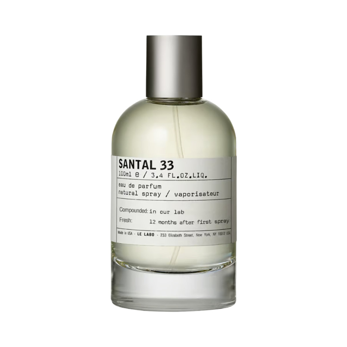 Le Labo Santal 33 Eau de Parfum sample tester flesje voor mannen en vrouwen
