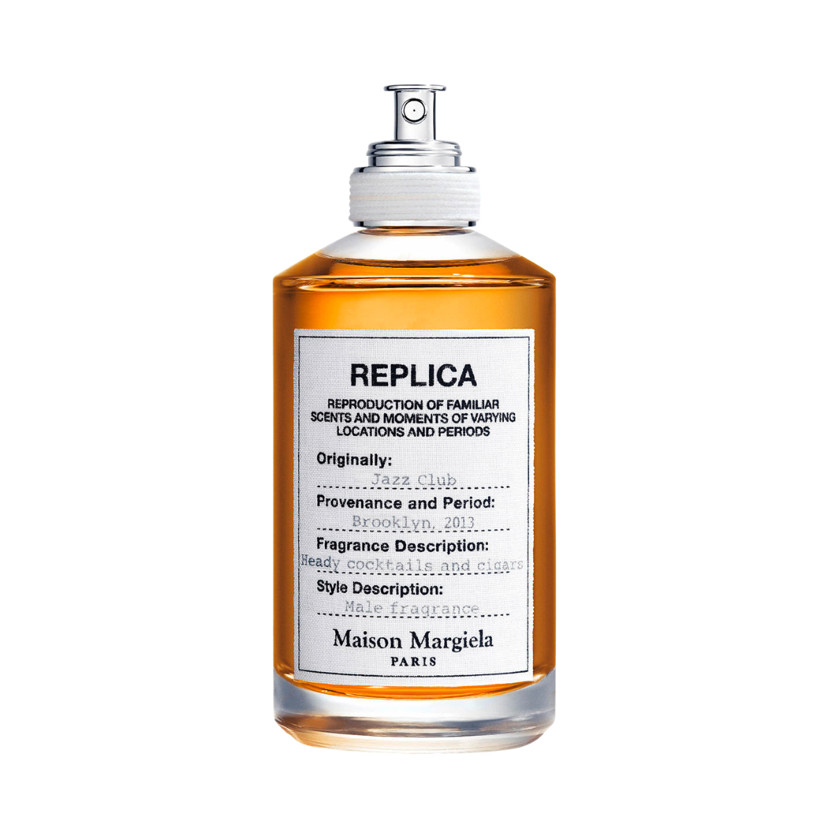 Maison Margiela Jazz Club Eau de Toilette sample tester flesje voor mannen en vrouwen