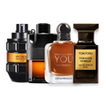 Vanille Voor Hem parfum sample set met handgevulde samples