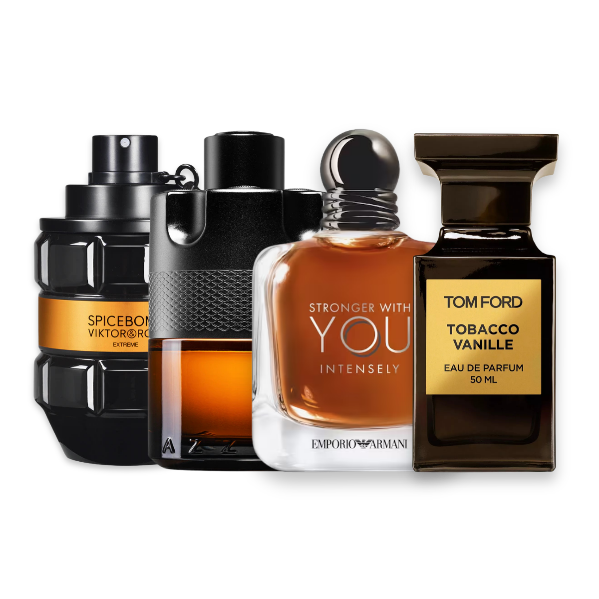 Vanille Voor Hem parfum sample set met handgevulde samples